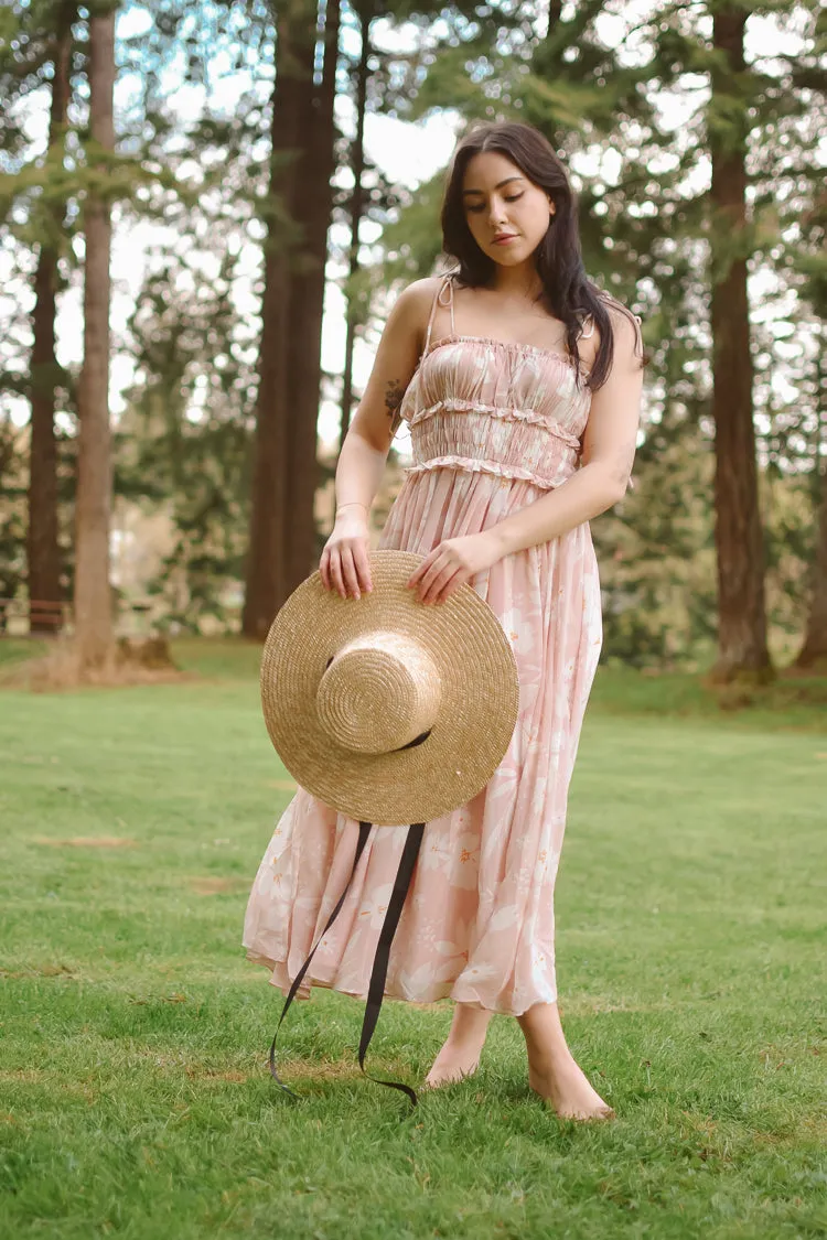 Gabby Pink Floral Midi Dress - FINAL SALE sold by Confête product image thumbnail 5