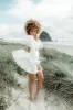 Rya White Silky Cutout Mini Dress sold by Confête