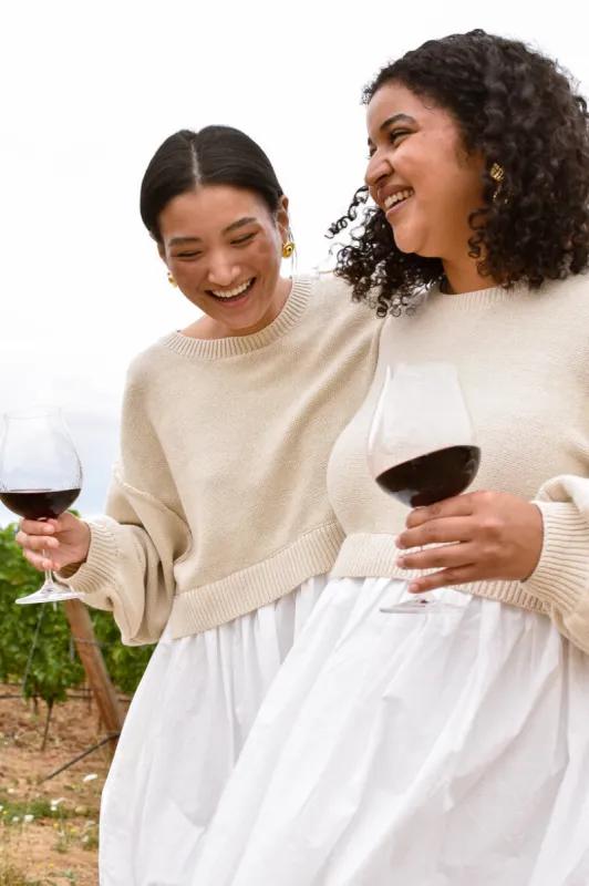 Isabel Mixed Media Mini Dress sold by ConfĂȘte