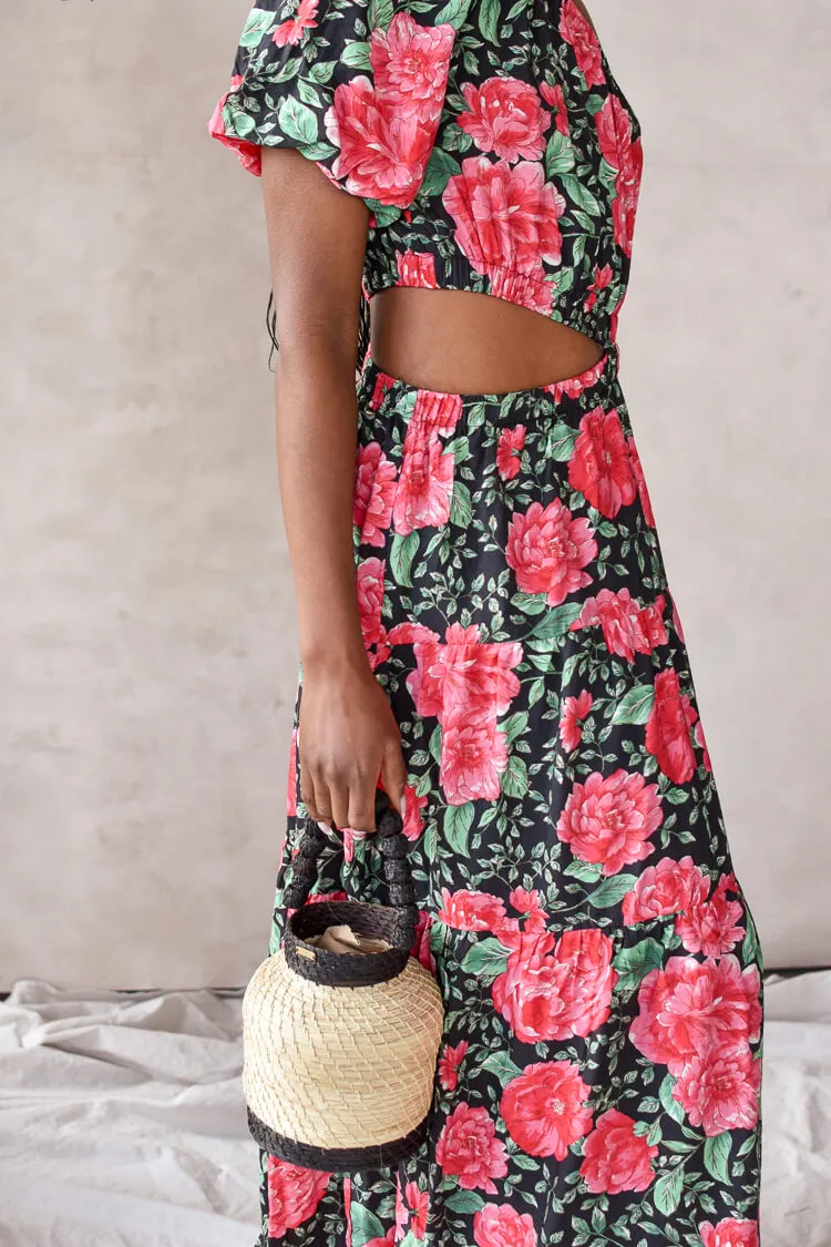 Floral One Shoulder Midi Dress - FINAL SALE sold by Confête product image thumbnail 2