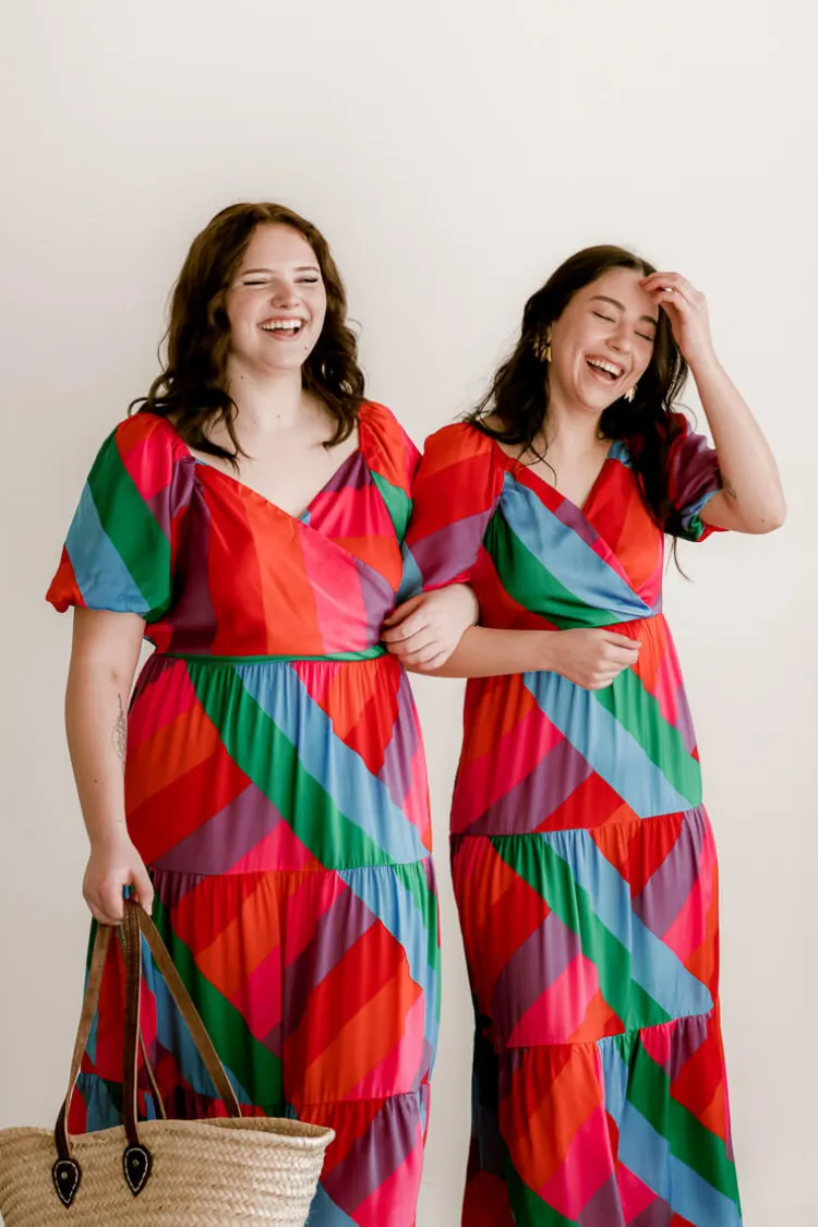 Riviera Maya Rainbow Maxi Dress - FINAL SALE sold by Confête