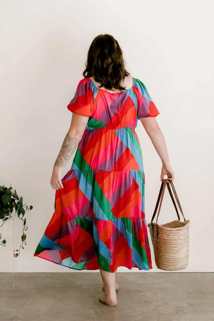Riviera Maya Rainbow Maxi Dress - FINAL SALE sold by Confête product image thumbnail 4