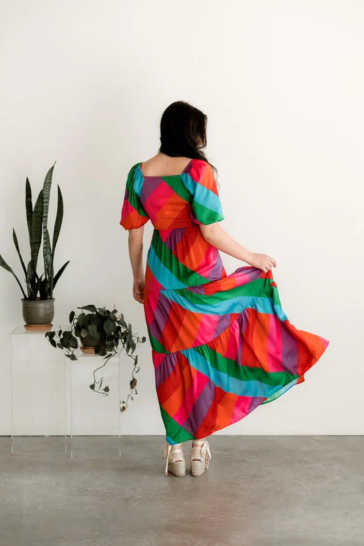 Riviera Maya Rainbow Maxi Dress - FINAL SALE sold by Confête product image thumbnail 5