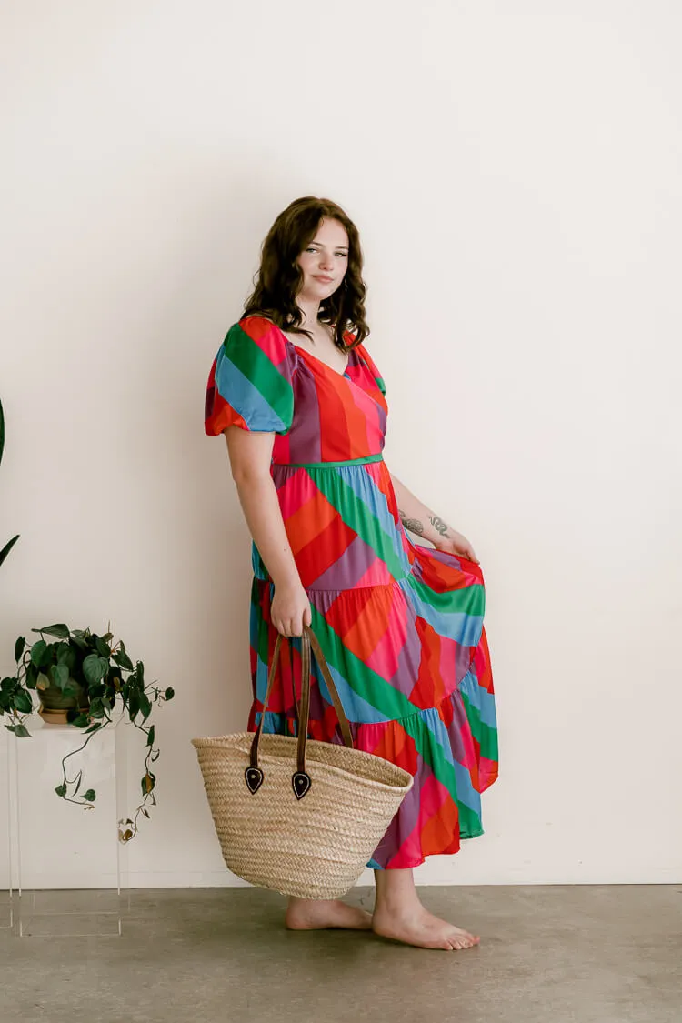 Riviera Maya Rainbow Maxi Dress - FINAL SALE sold by Confête product image thumbnail 3