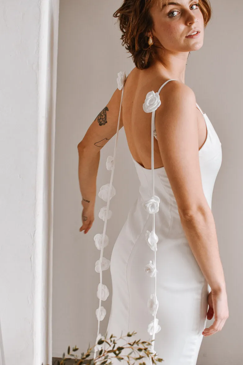 Belle Rosette Maxi Dress sold by Confête product image thumbnail 4