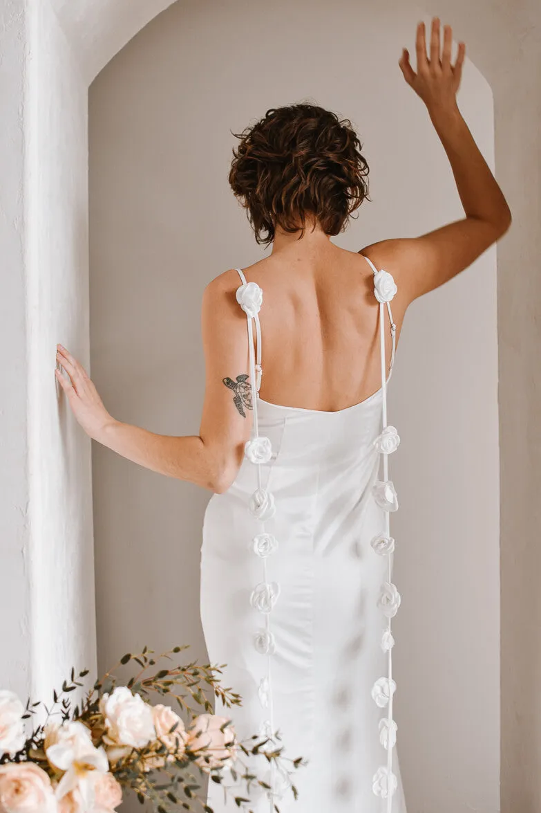 Belle Rosette Maxi Dress sold by Confête product image thumbnail 5