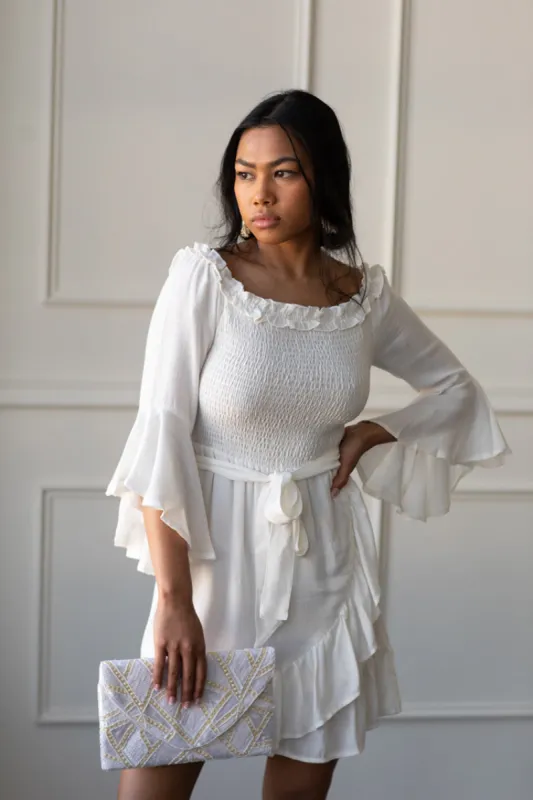 Geo Beaded Clutch  - FINAL SALE sold by Confête