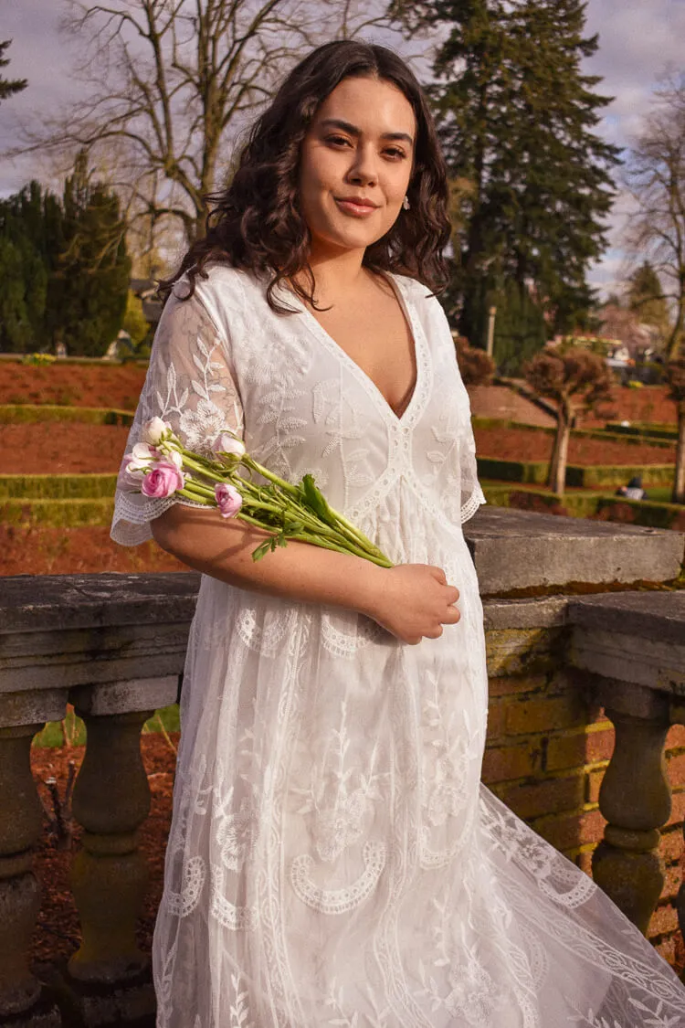 Edie Lace Maxi Dress sold by Confête product image thumbnail 3