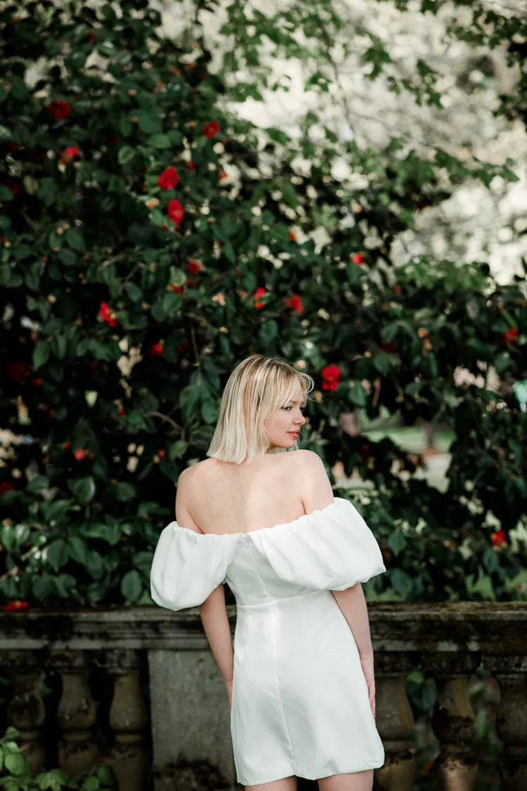 Love Story Mini Dress - White - FINAL SALE sold by Confête product image thumbnail 5