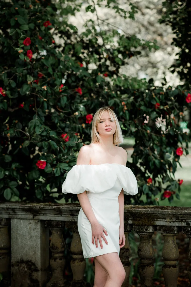 Love Story Mini Dress - White - FINAL SALE sold by Confête product image thumbnail 3