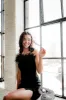 Black Feather Mini Dress - FINAL SALE sold by Confête