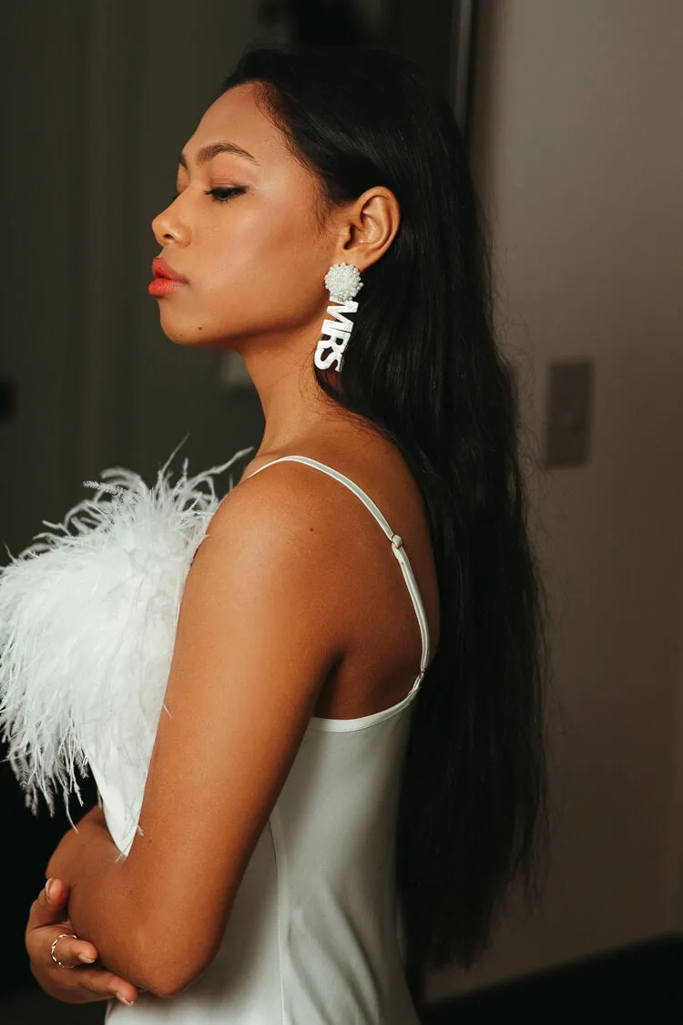 Boheme Slipdress with Feathers - FINAL SALE sold by Confête product image thumbnail 3