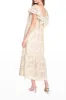 Opposites Yellow Floral Eyelet Midi Dress - FINAL SALE sold by Confête