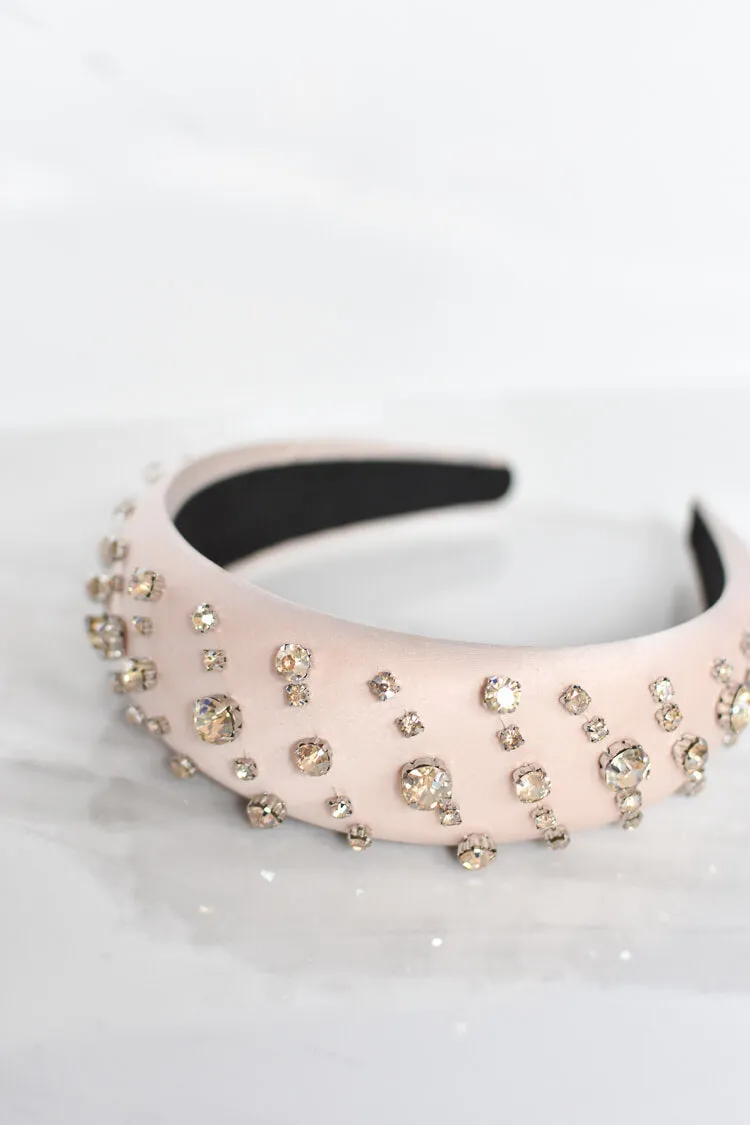 Padded Crystal Dot Headband sold by Confête product image thumbnail 3