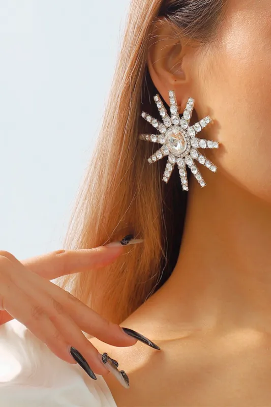 Gwyneth Sunburst Earrings made by Confête