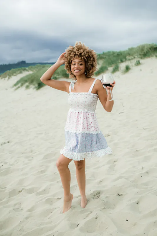 Jordie Floral Mini Dress sold by Confête