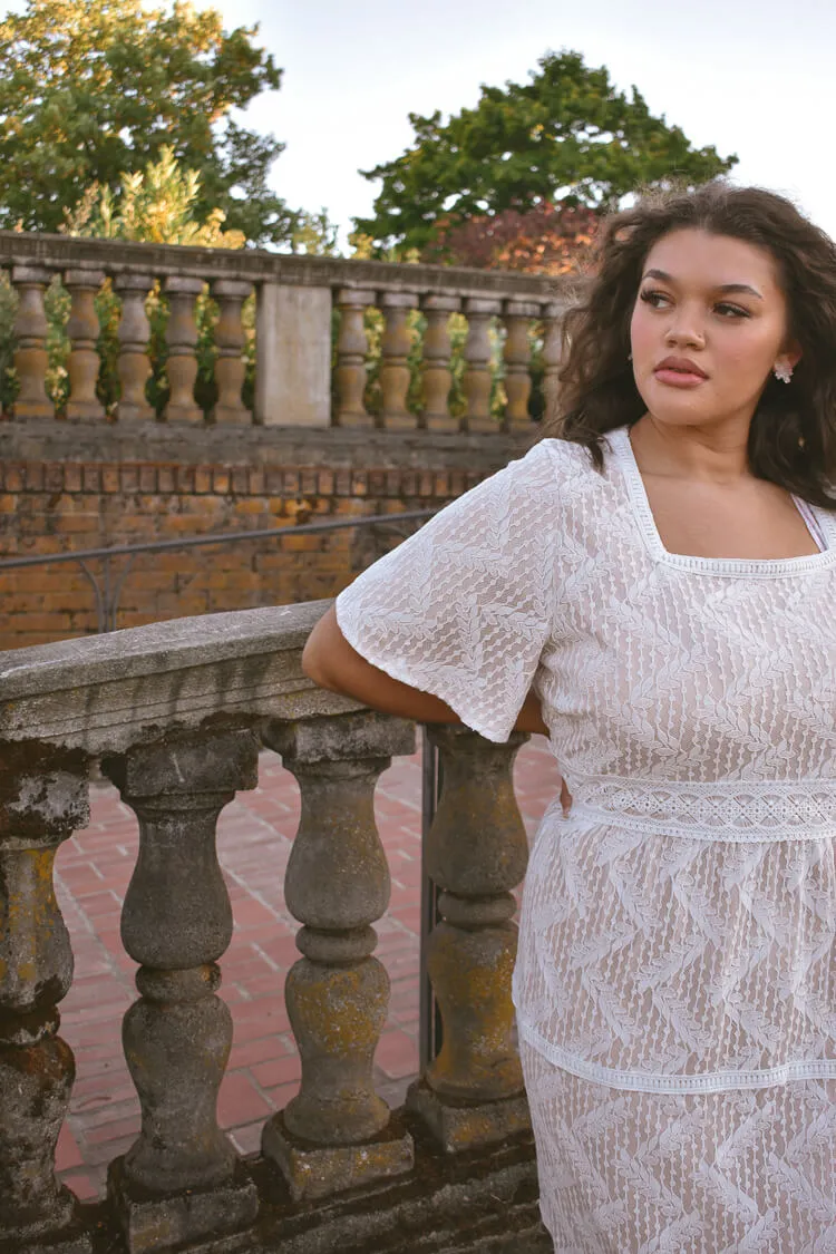 Vittoria Lace Midi Dress sold by Confête product image thumbnail 4