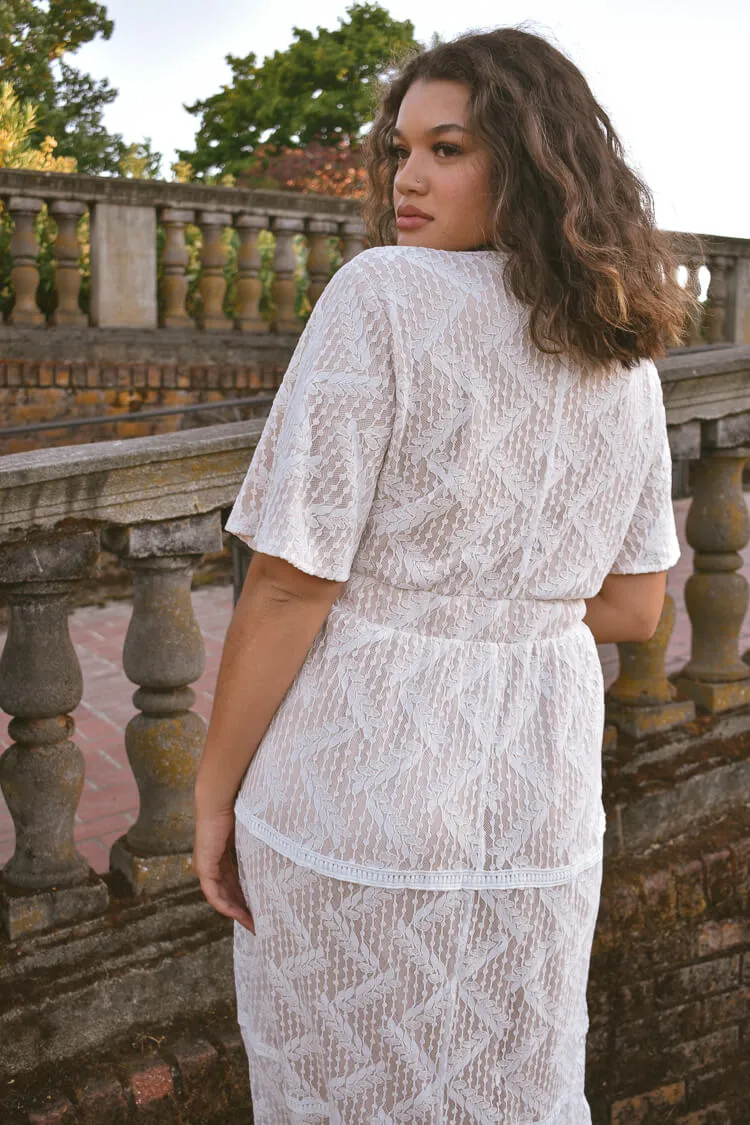 Vittoria Lace Midi Dress sold by Confête product image thumbnail 3