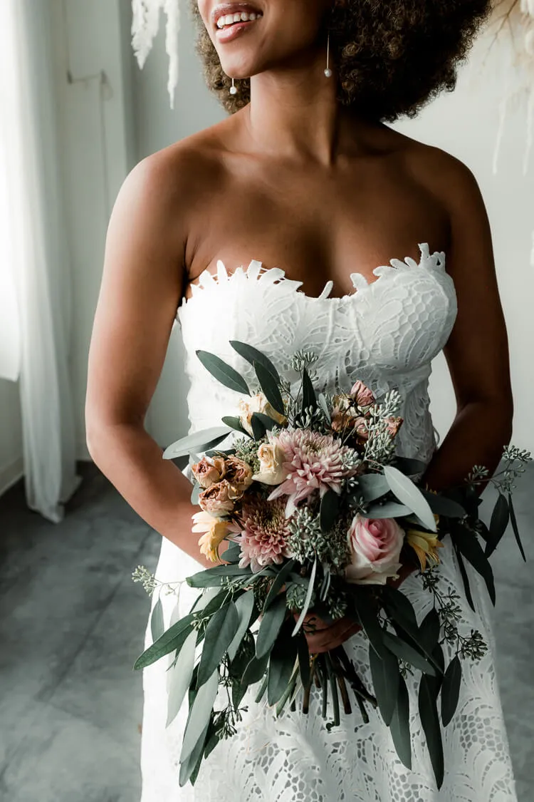 Yvette Lace A-Line Midi Dress - White - FINAL SALE sold by Confête product image thumbnail 3