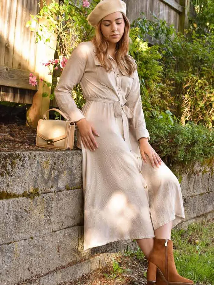 Cream Beret sold by Confête