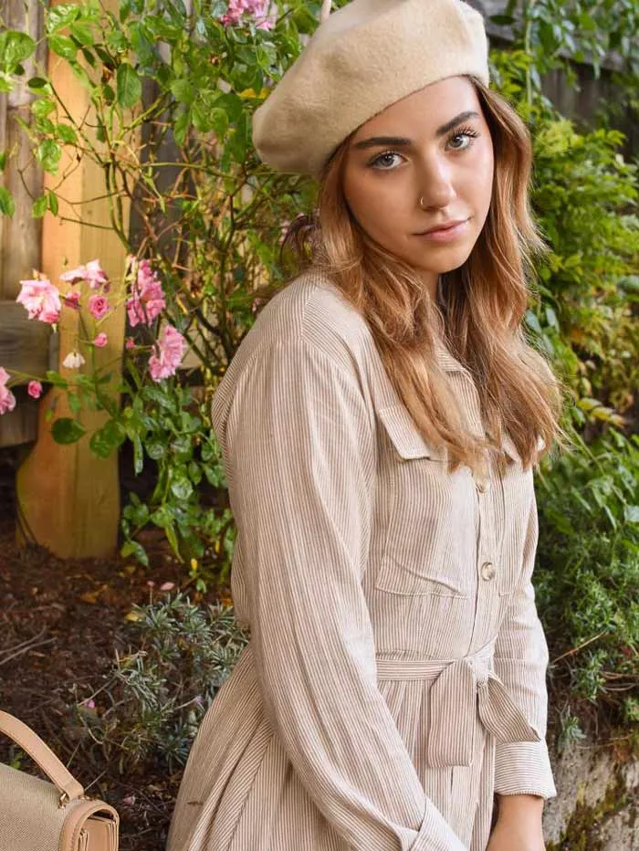 Cream Beret sold by Confête product image thumbnail 2