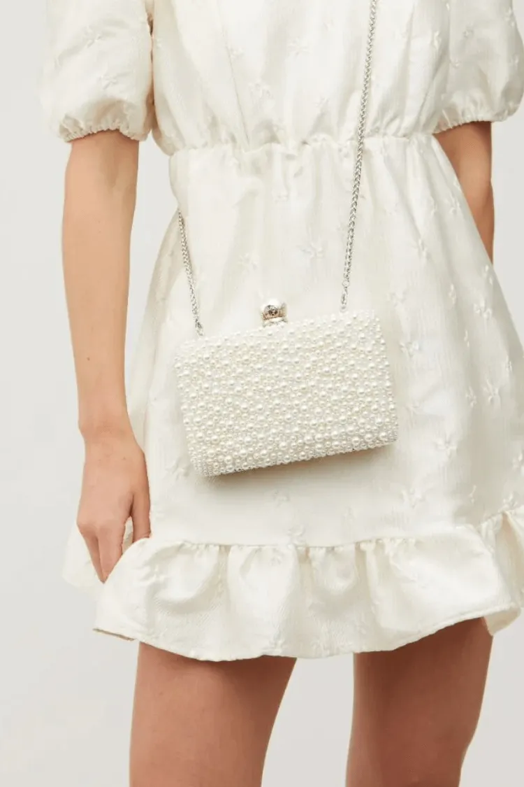 Idina Pearl Clutch sold by Confête product image thumbnail 5