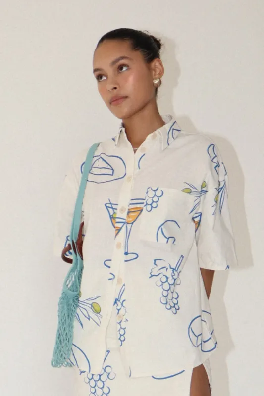 Cocktail Hour Shirt - FINAL SALE made by Confête