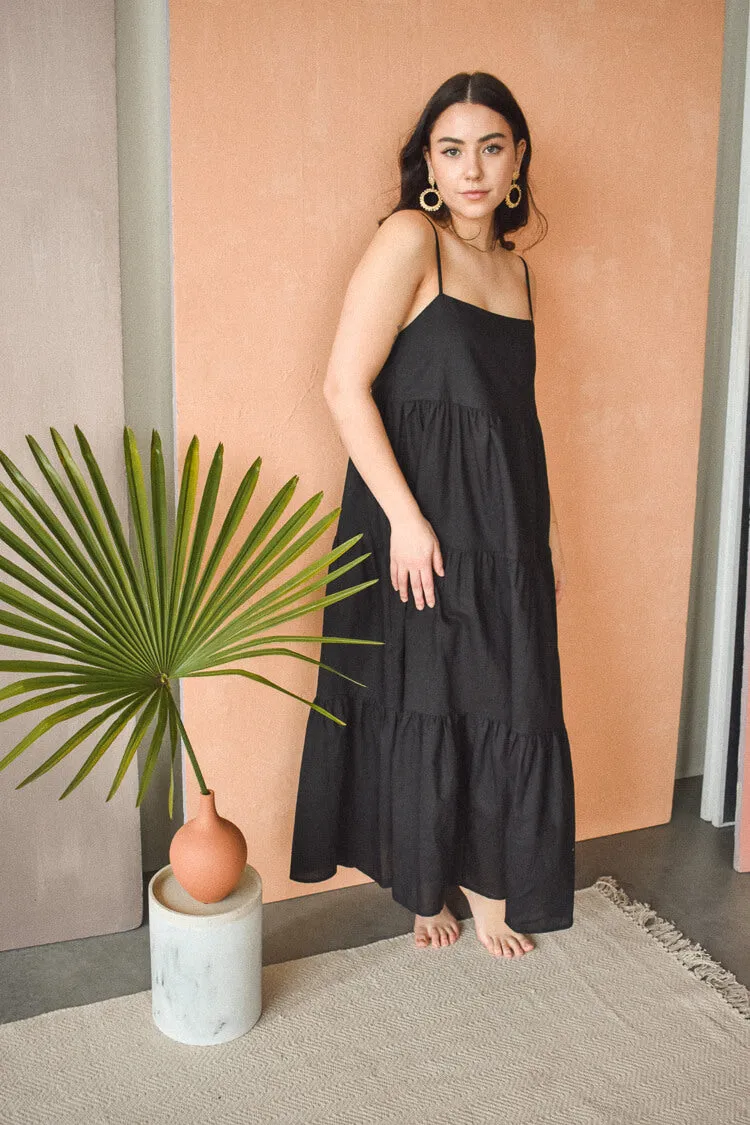 Isabella Black Maxi Dress - FINAL SALE sold by Confête