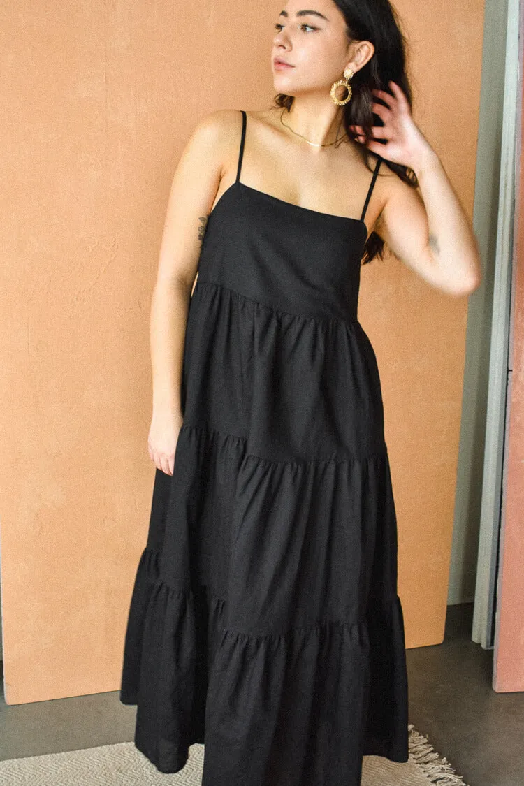 Isabella Black Maxi Dress - FINAL SALE sold by Confête product image thumbnail 2