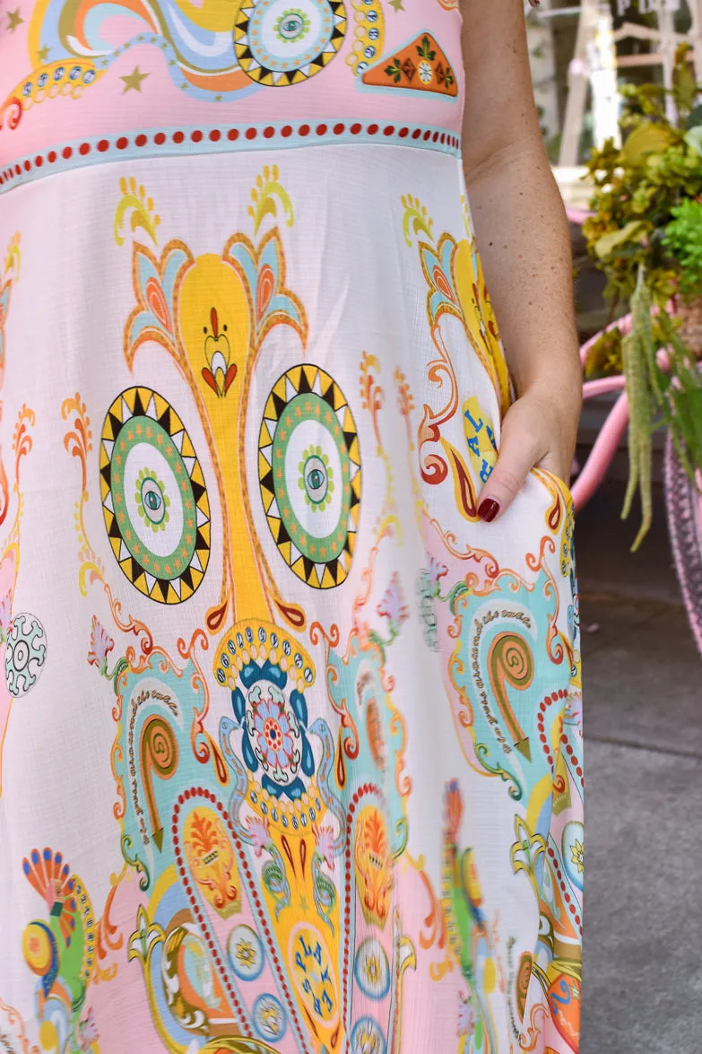Midsummer Paisley Print Maxi Dress sold by Confête product image thumbnail 2
