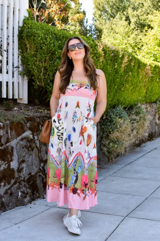 Calliope Graphic Print Maxi Dress - FINAL SALE sold by Confête