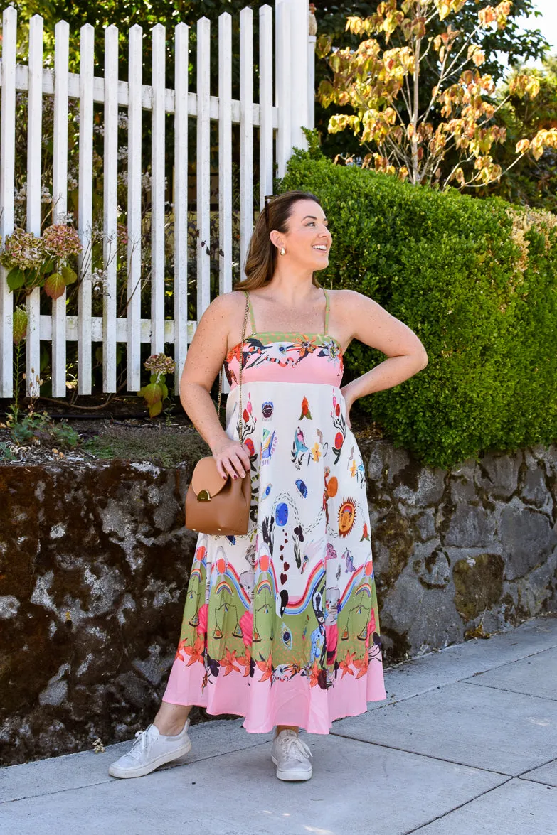 Calliope Graphic Print Maxi Dress - FINAL SALE sold by Confête product image thumbnail 3