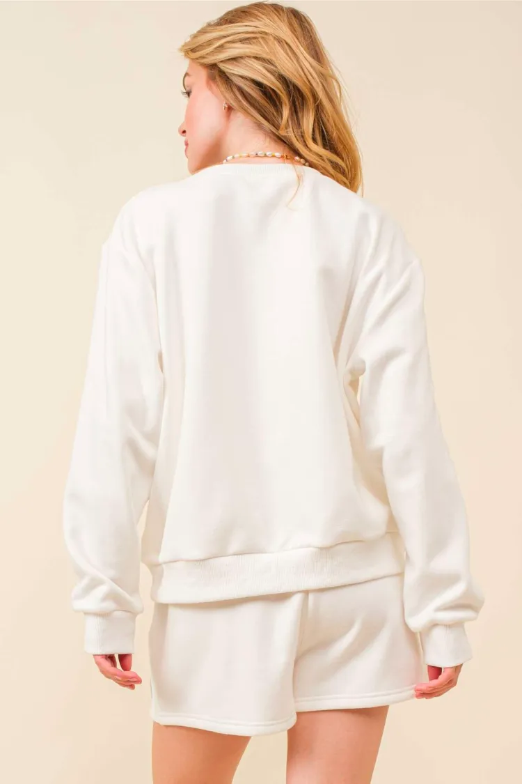 Sequin Candy Canes Lounge Set - FINAL SALE sold by Confête product image thumbnail 2