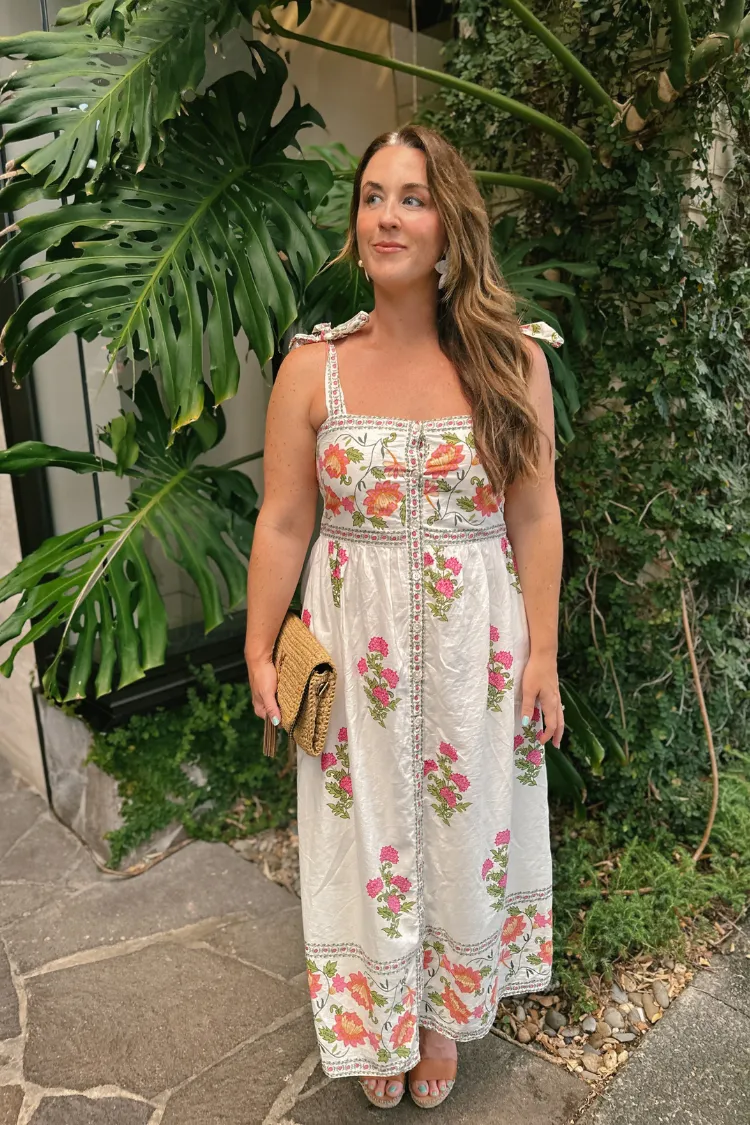 Adelaide Floral Midi Dress sold by Confête product image thumbnail 2