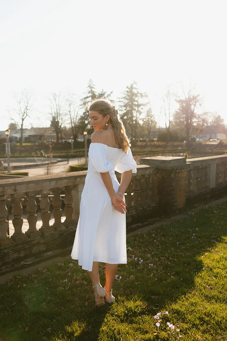 Julianne Off the Shoulder Midi Dress sold by Confête product image thumbnail 4