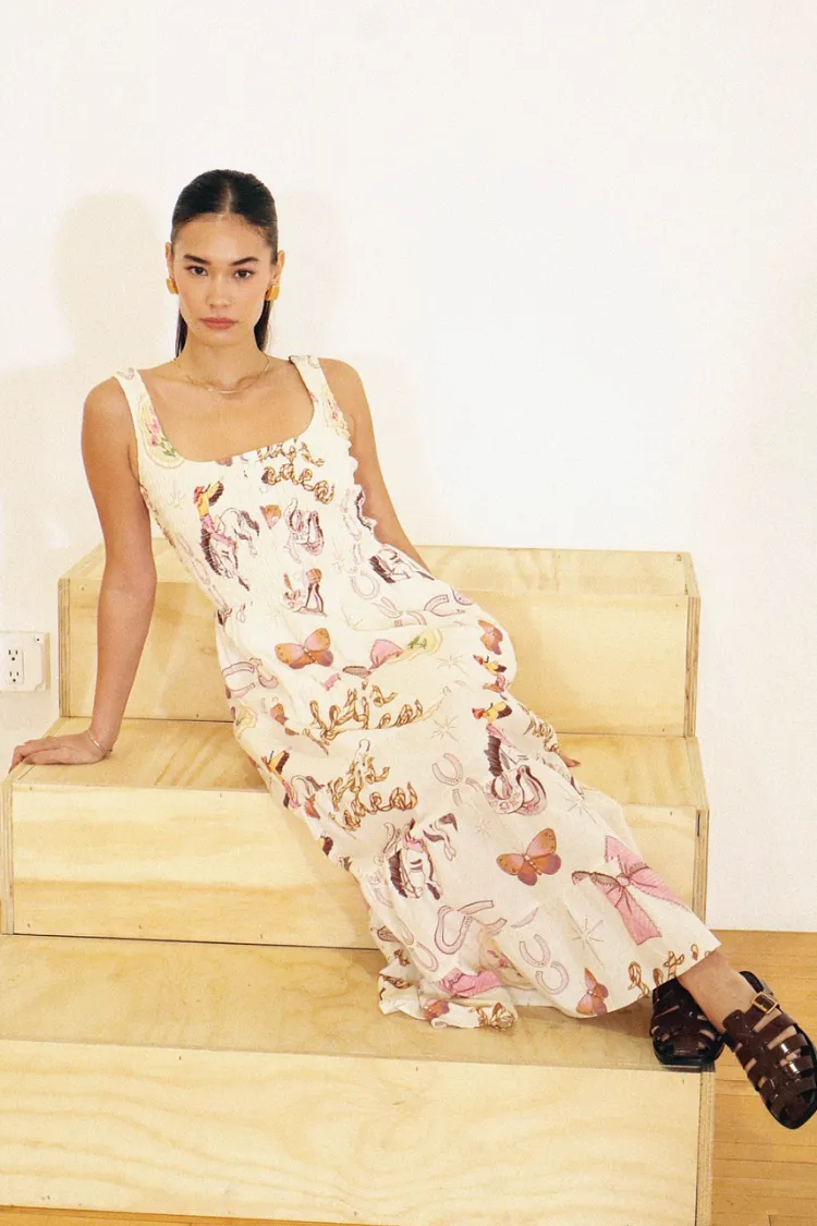 Rodeo Queen Midi Dress sold by Confête product image thumbnail 3