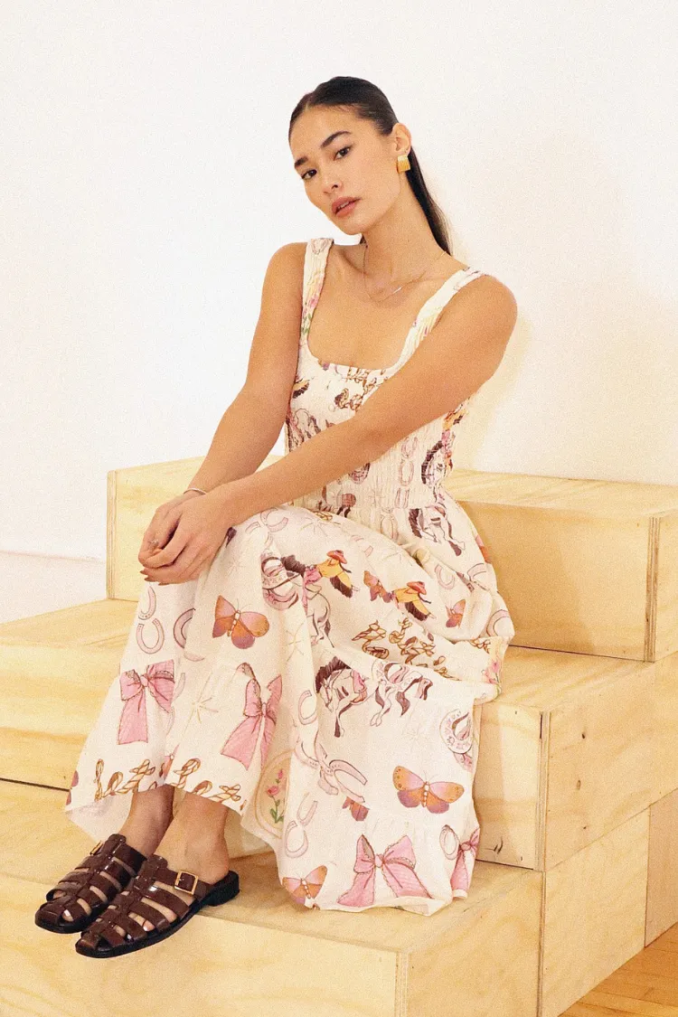 Rodeo Queen Midi Dress sold by Confête