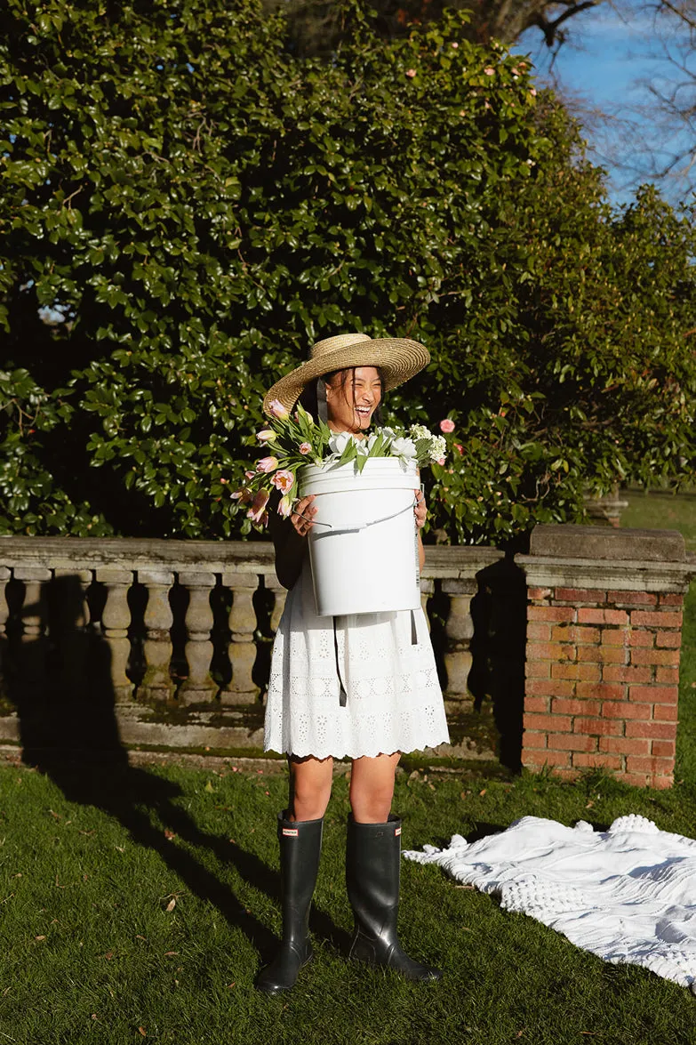 Brisa Eyelet Mini Dress sold by Confête product image thumbnail 4