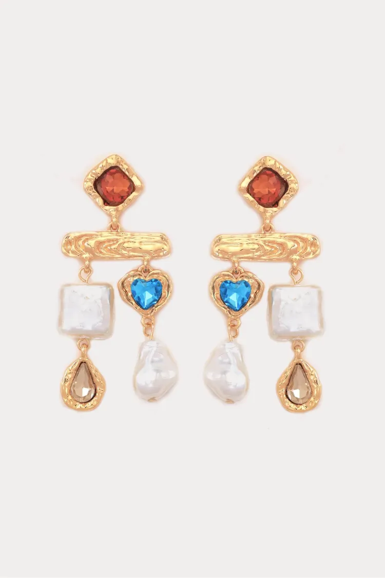 Cascais Earrings - Sunrise sold by Confête