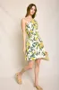 Ravello Lemon Print Mini Dress sold by Confête