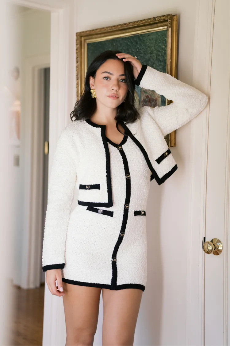 Bowery Bouclé Dress and Jacket Set sold by Confête product image thumbnail 4