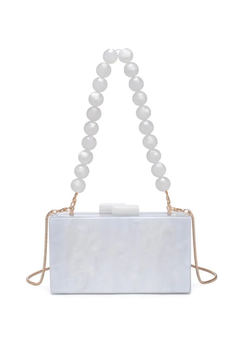 Lotus Mrs. Acrylic Clutch sold by Confête product image thumbnail 3