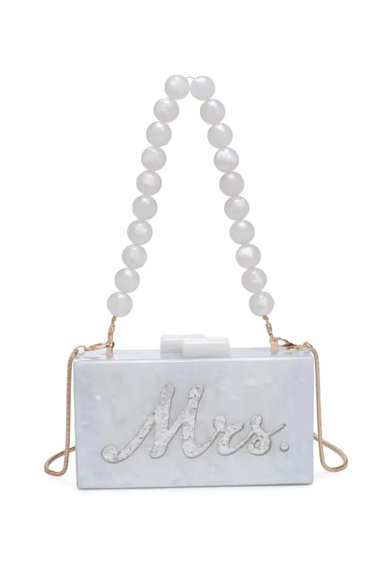 Lotus Mrs. Acrylic Clutch sold by Confête product image thumbnail 2