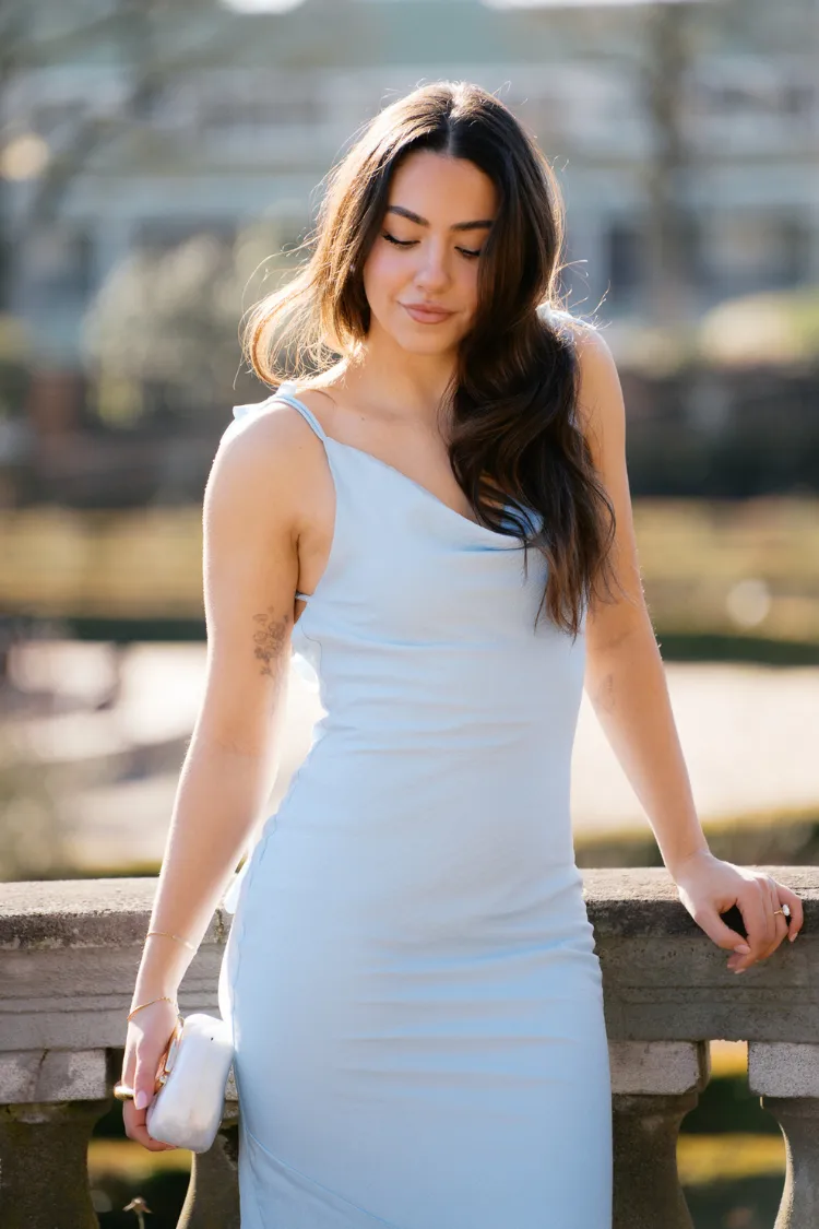 Vittoria Maxi Dress with 3D Petal Details sold by Confête product image thumbnail 5