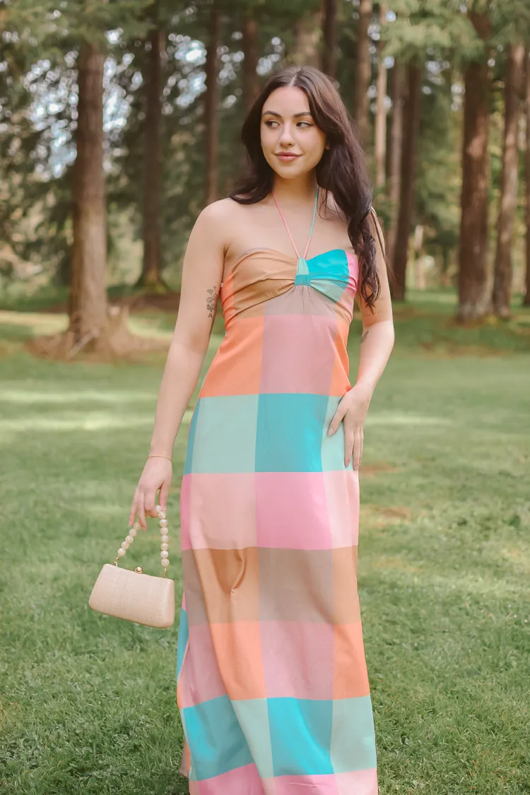 Marbella Color Block Maxi Dress - FINAL SALE sold by Confête product image thumbnail 4
