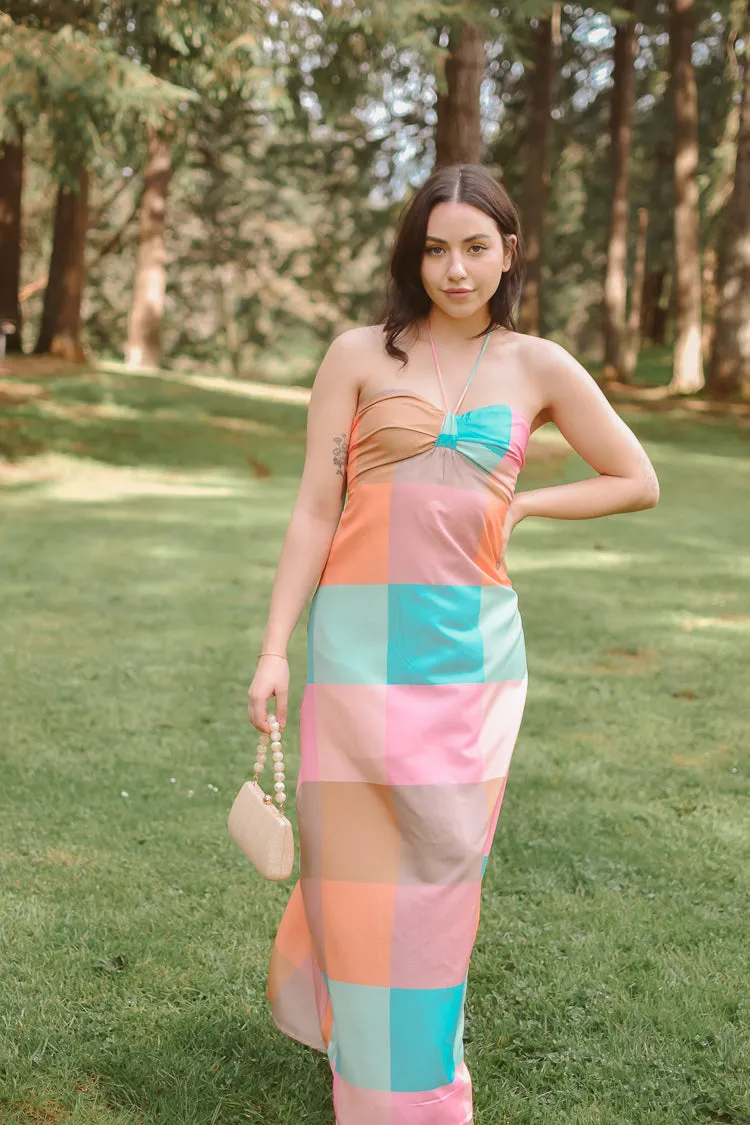 Marbella Color Block Maxi Dress - FINAL SALE sold by Confête