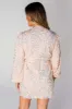 Adeline Pink Sequin Wrap Dress - FINAL SALE sold by Confête
