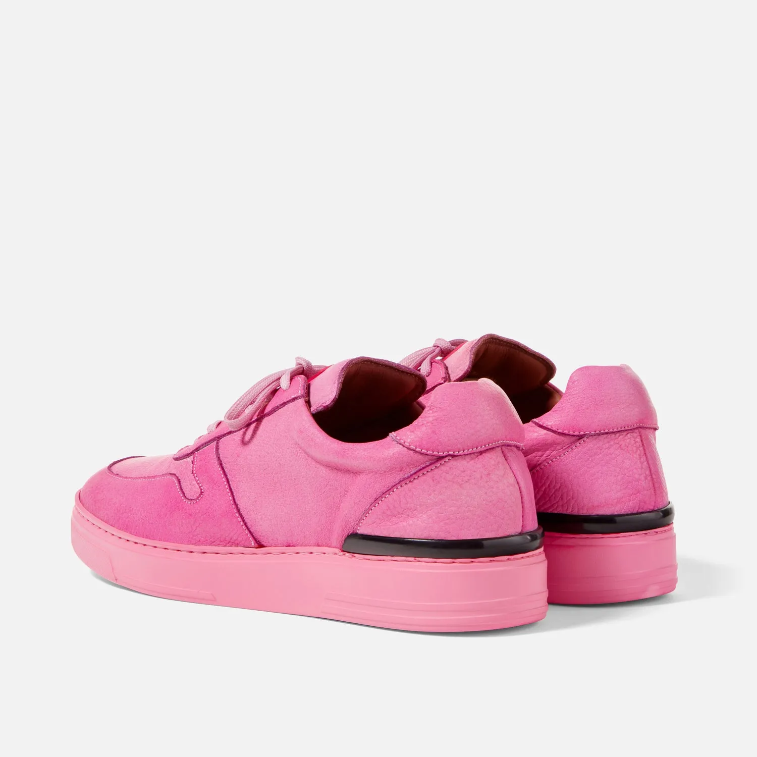 Ritchie Hand-Dyed Pink Sneaker - Men's sold by Duke + Dexter product image thumbnail 5