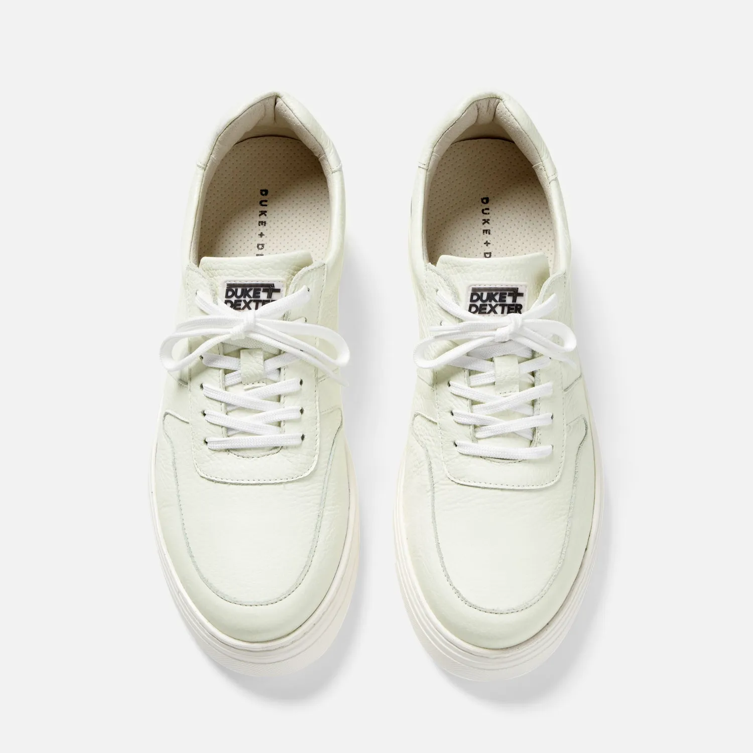 Ritchie White Sneaker - Men's sold by Duke + Dexter product image thumbnail 4