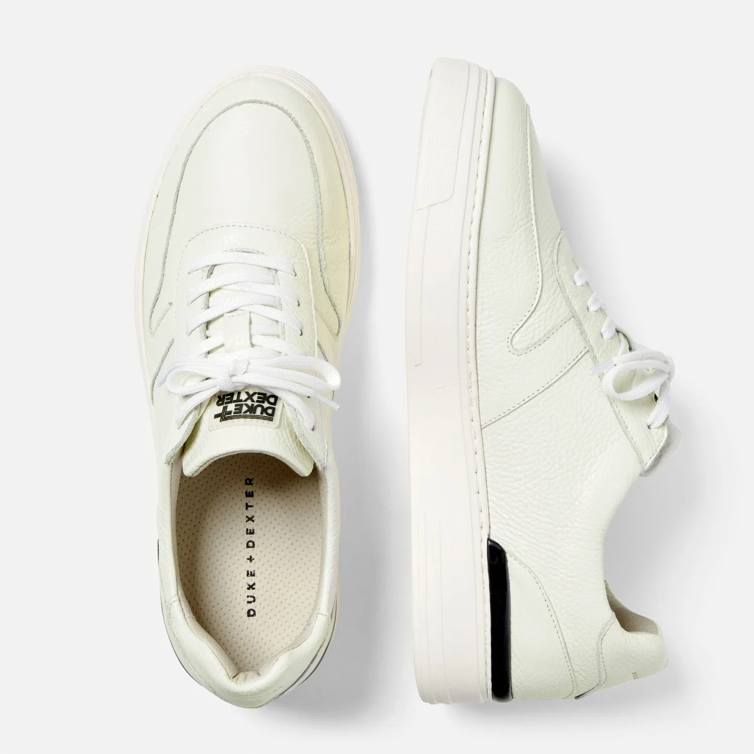 Ritchie White Sneaker - Men's sold by Duke + Dexter product image thumbnail 5